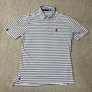 Polo Ralph Lauren Golf Polo‎ Shirt Stretch Lisle Striped Pocket Medium